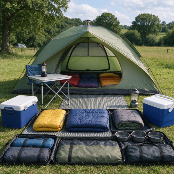 Family Basic Camping Full Equipment Delivery Set