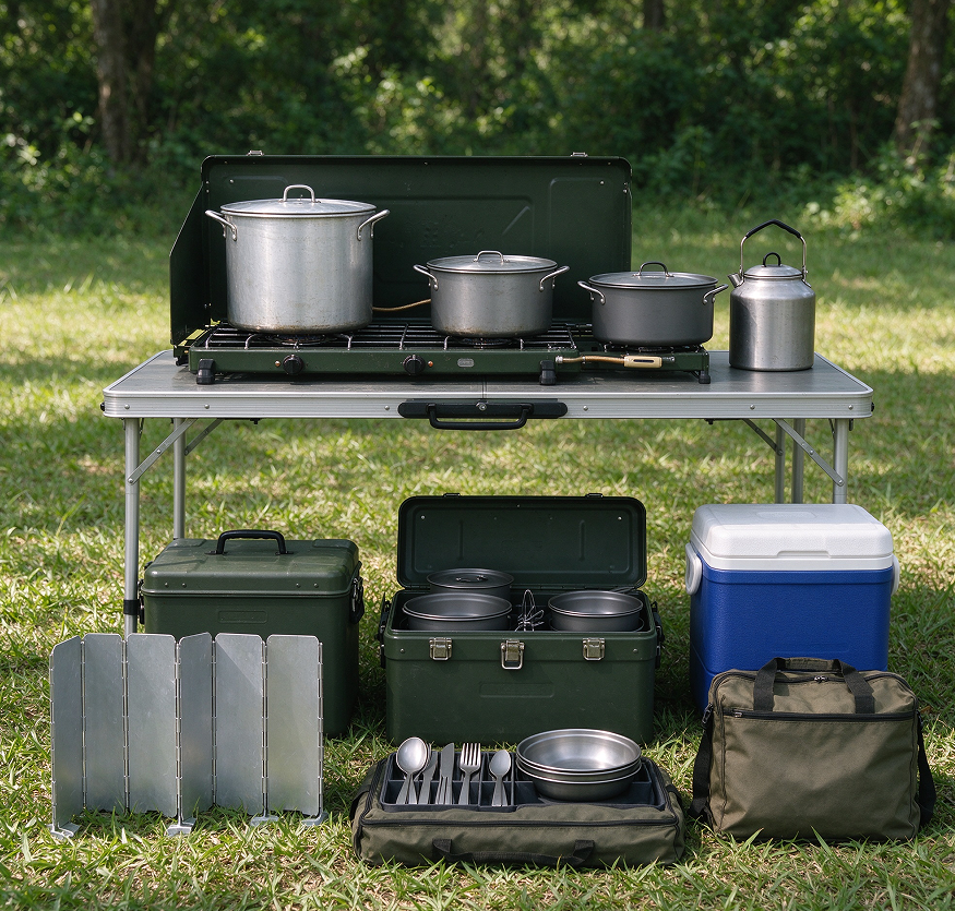 Multi-Person Large-Pot Stove Group Kitchen Set