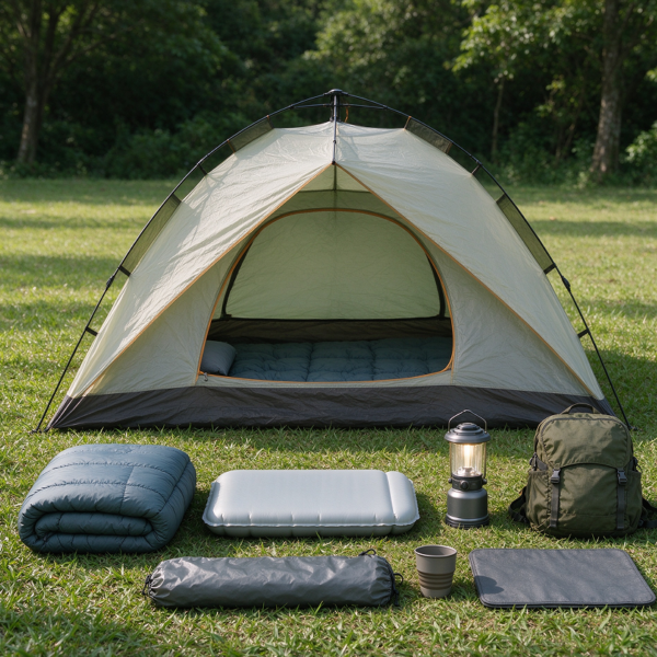Solo Traveler Lightweight Camping Equipment Set