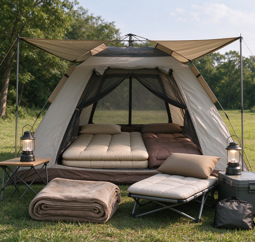 Family Luxury Camping Sleep Upgrade Combination