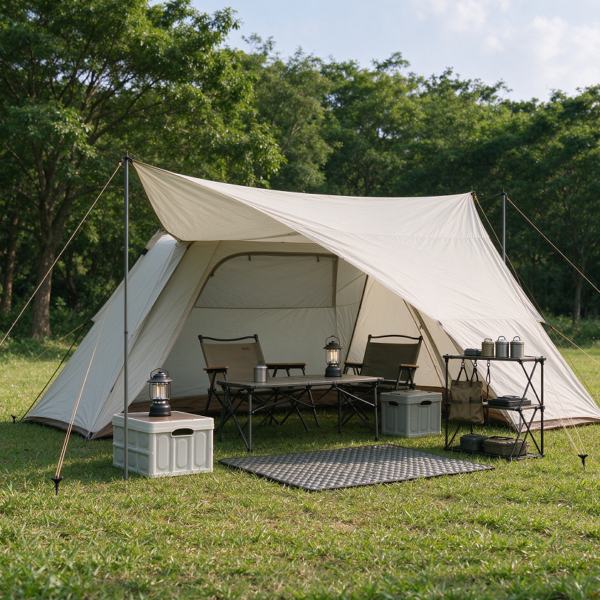Canopy Shelter and Campsite Expansion Setup Kit