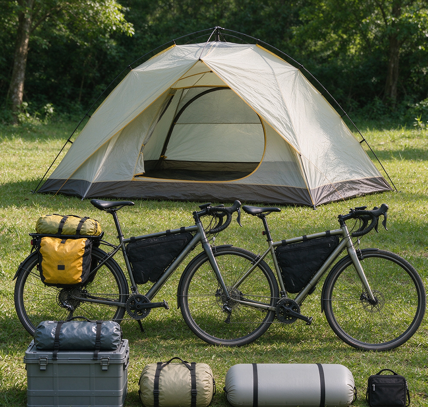 Bicycle Camping Tent Transport and Storage Set