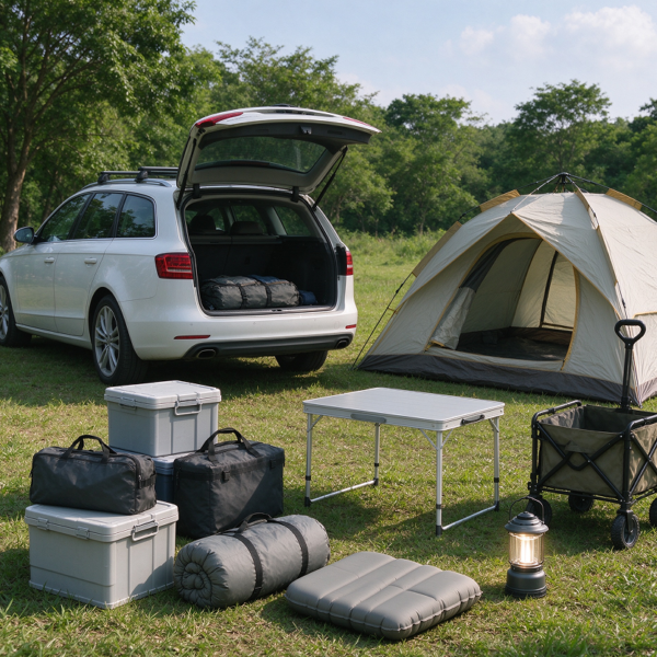 Drive-Up Camping Loading and Campsite Unloading Kit