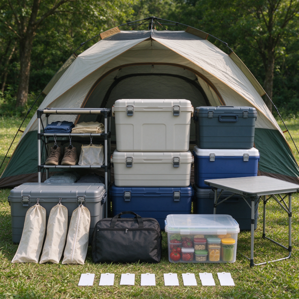 Large-Capacity Family Storage and Campsite Organizing Kit