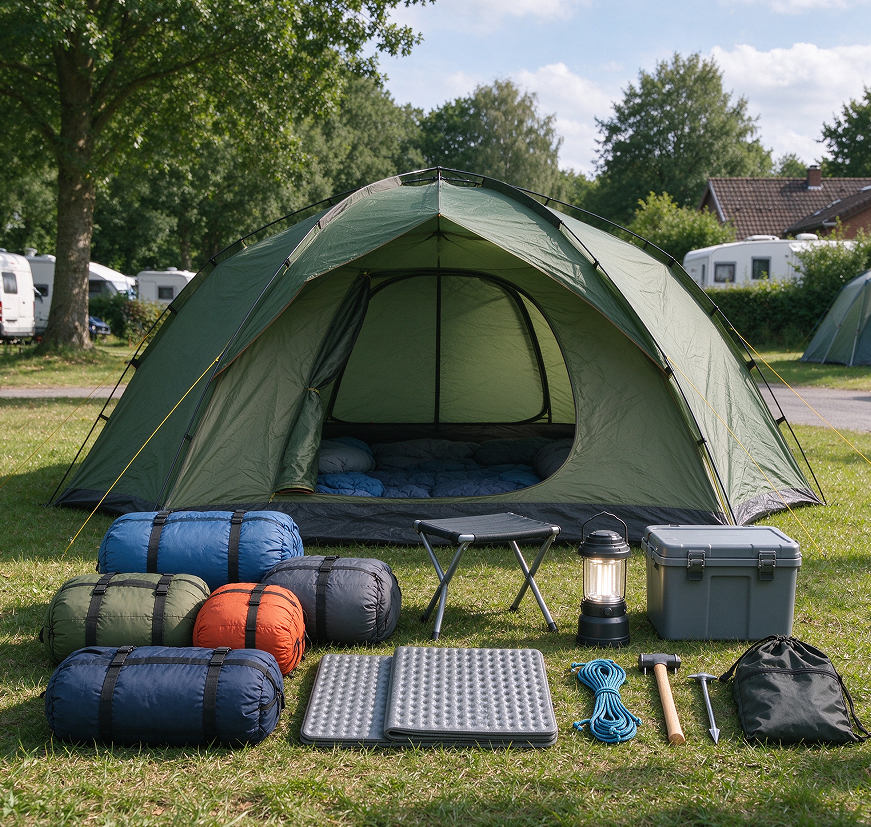 Group Multi-Person Campsite Tent Combination Pack